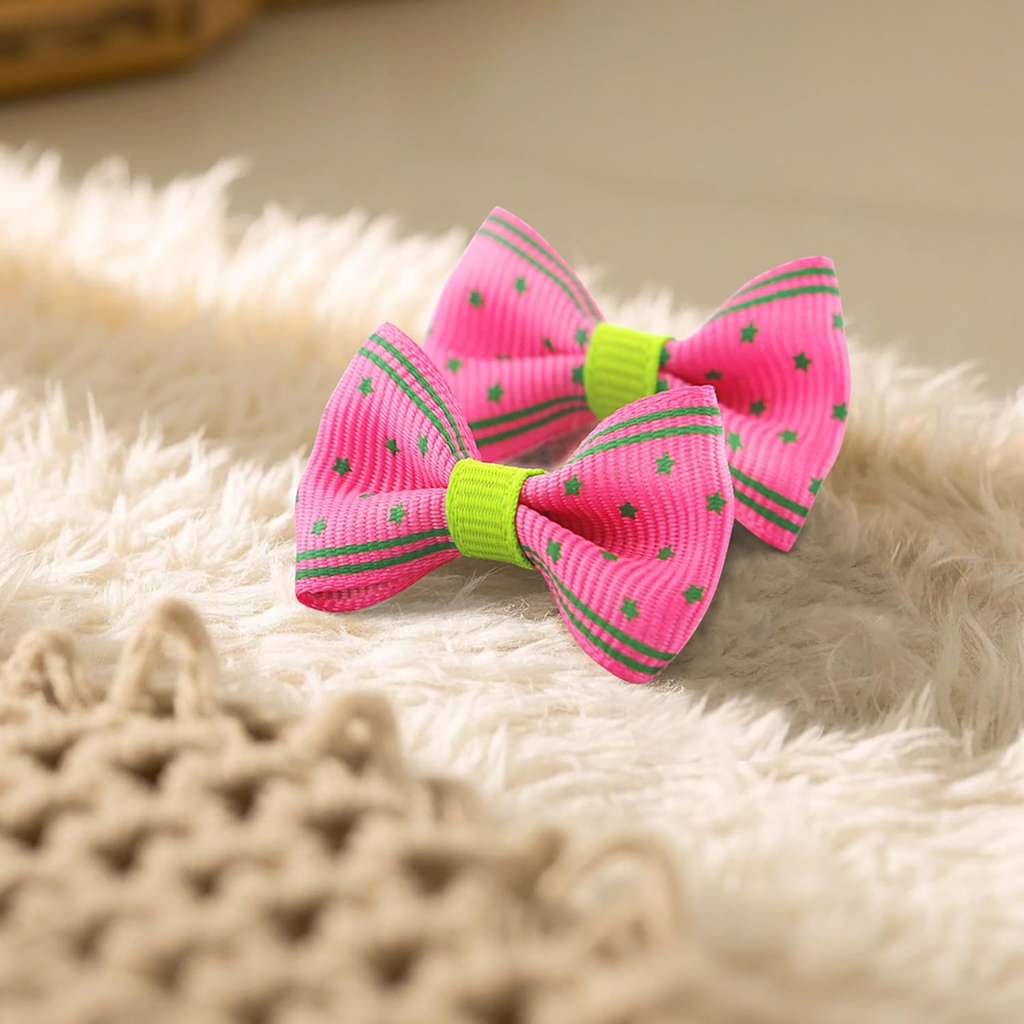 Cheveux de chien Bows Petits clips chiots pour animaux de chambre Accessoires Doggy Cadeaux 60Pcs