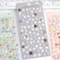 Caricature animal Mousse Particules Bubble Dstereo Phone Case Bricolage Sticker décoratif