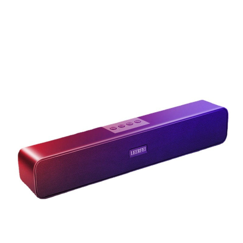 Double Bureau Bluetooth Haut-parleur Long Son Heater Haute Puissance EXTRA BASS Carte sans fil Com