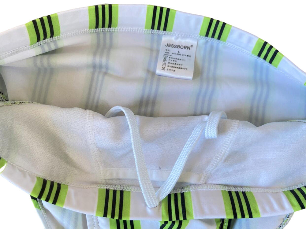 Slips de bain rayés Simple Trois dimensions