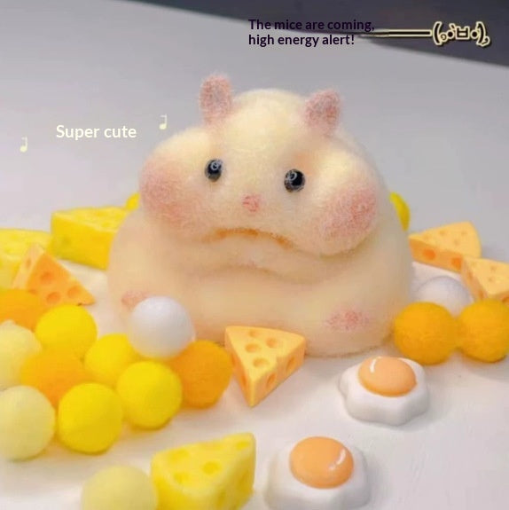 Simulation Giant White Rabbit Sof Chewy et Bouncy Fluffy White Rabbit Squeeze Toy