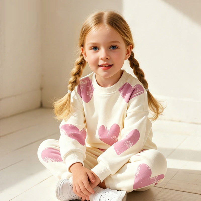 Ensemble de tweater filles pour l'automne Et l'hiver