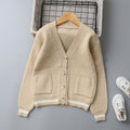 Chandail Jacquard rayé Cardigan pour garçons