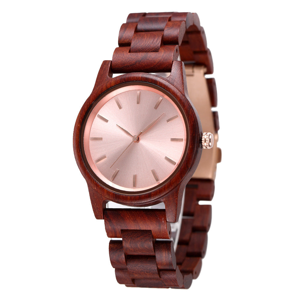 Ultra-mince Mode Simple Cadeaux Montre en bois