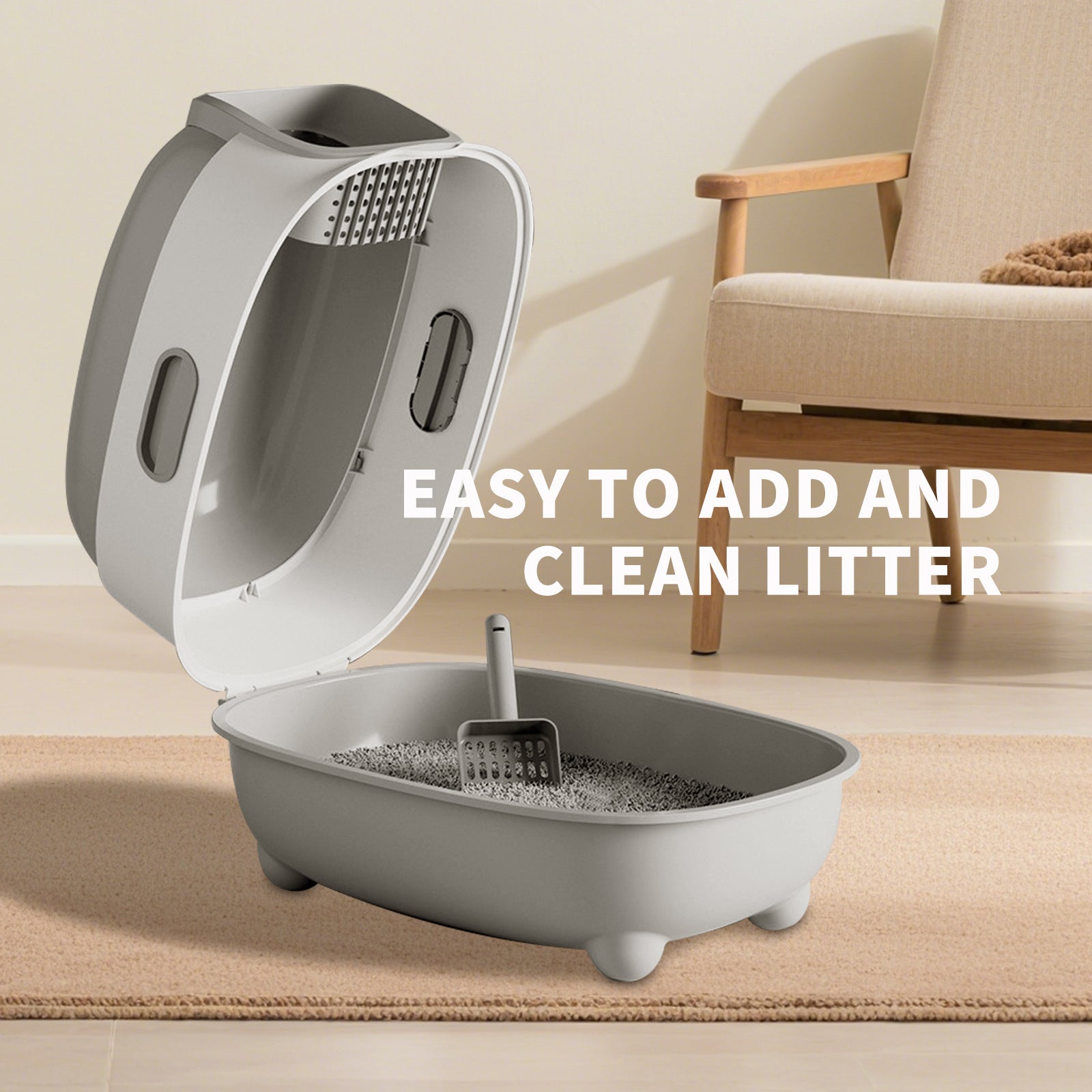 Uniquement auto-pickup--E-modèle Cat Litter Box