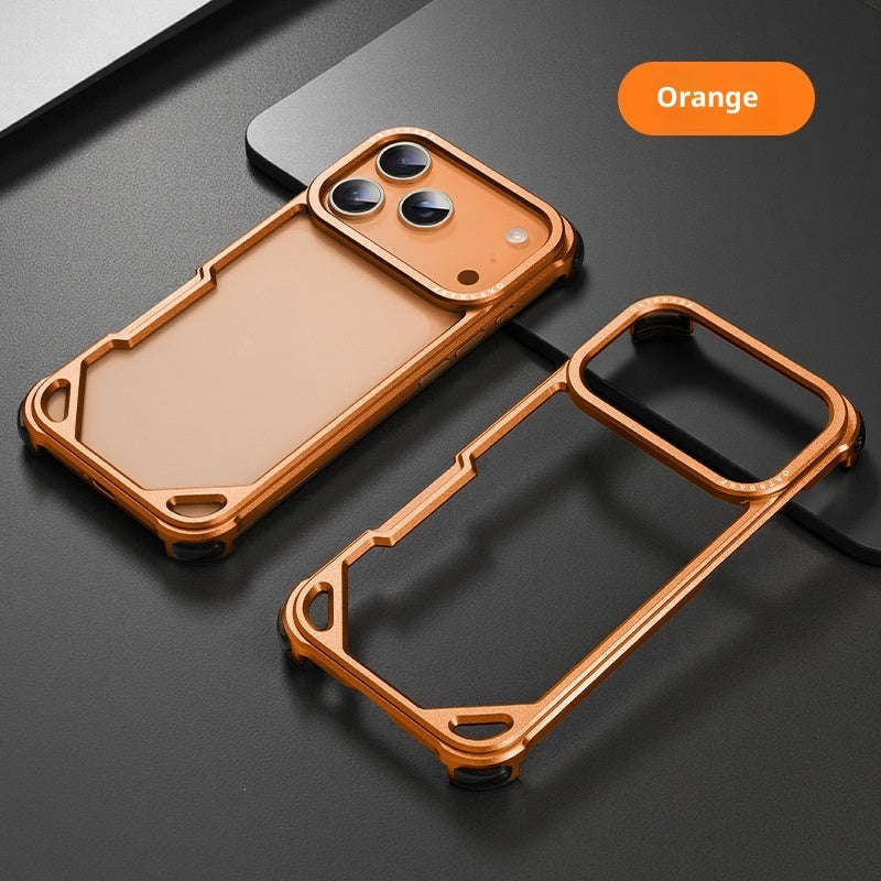 Convient pour 1716promax Seahorse Buckle Frame with Lens Phone Case 15 Metal