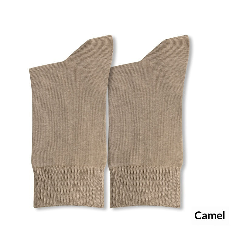 Chaussettes antibactériennes désodorisantes pures en coton pur