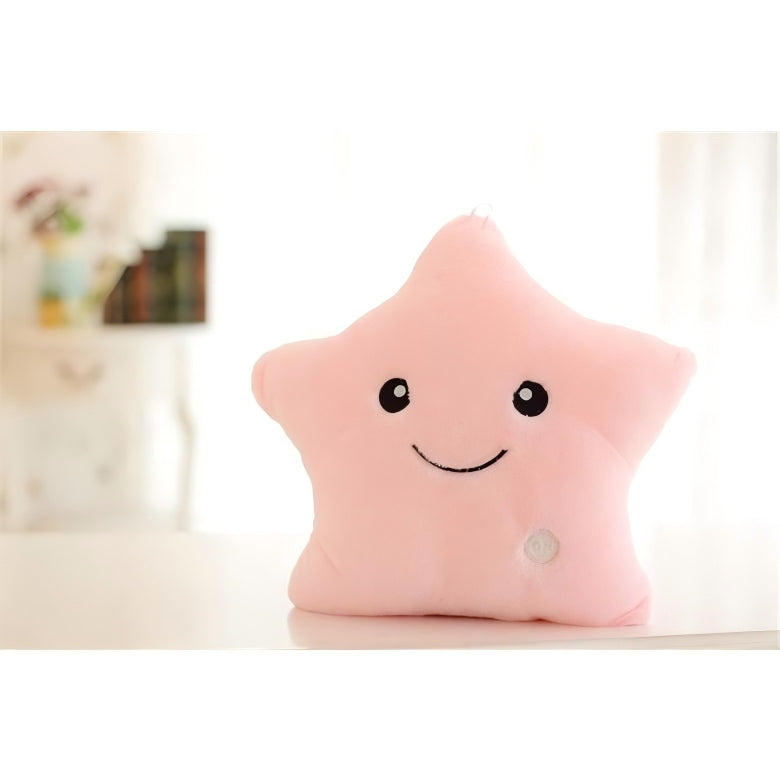 34CM Jouet coloré en peluche d'oreiller cinq pointes