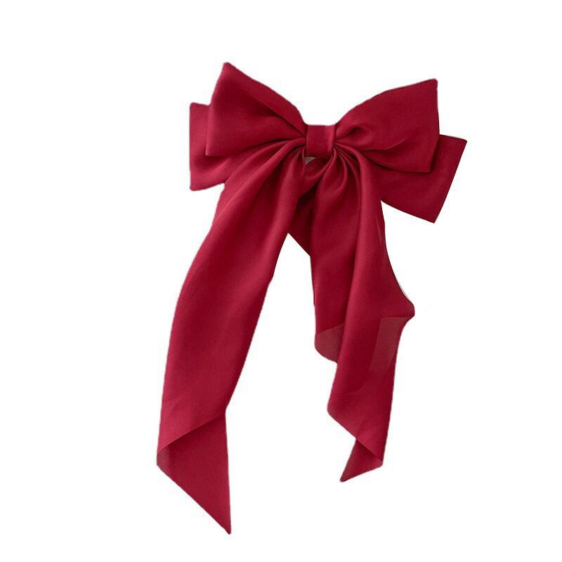 Bow Ribbon Hairpin Tissu rétro simple