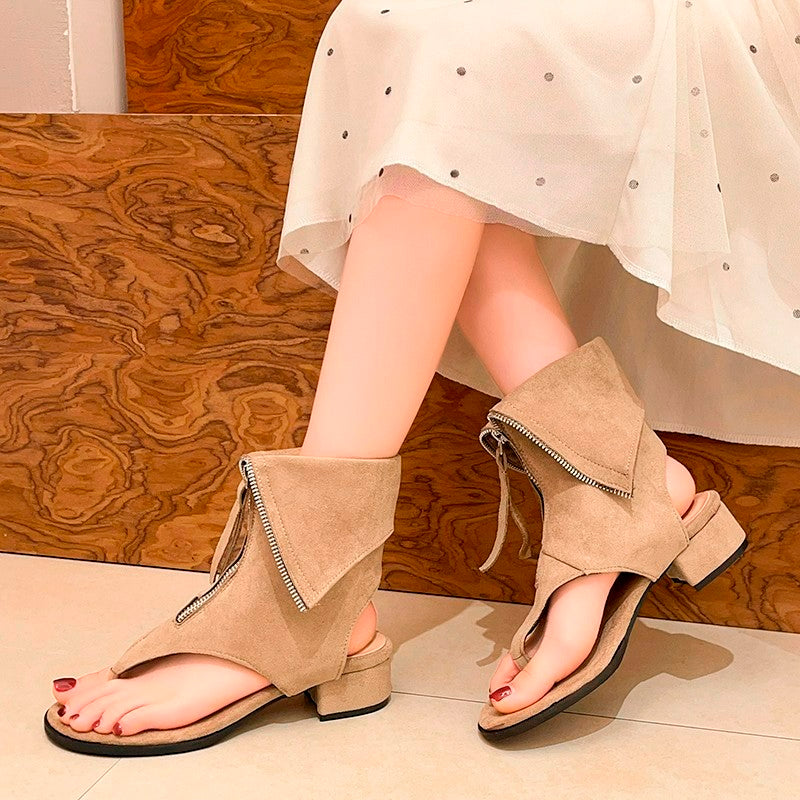 Femmes Vintage Western Y2K Plier au-dessus des sandales de bottes de cuff Flared