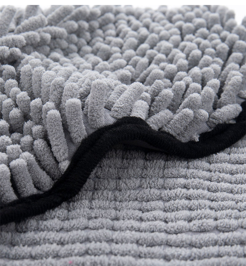 Chiens Chats Serviettes Chien Super Absorbant Peigne de bain Microfibre Serviettes de bain Bain de chat à séchage rapide
