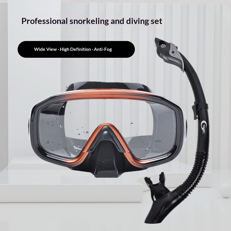 Masque de plongée pratique en verre trempé