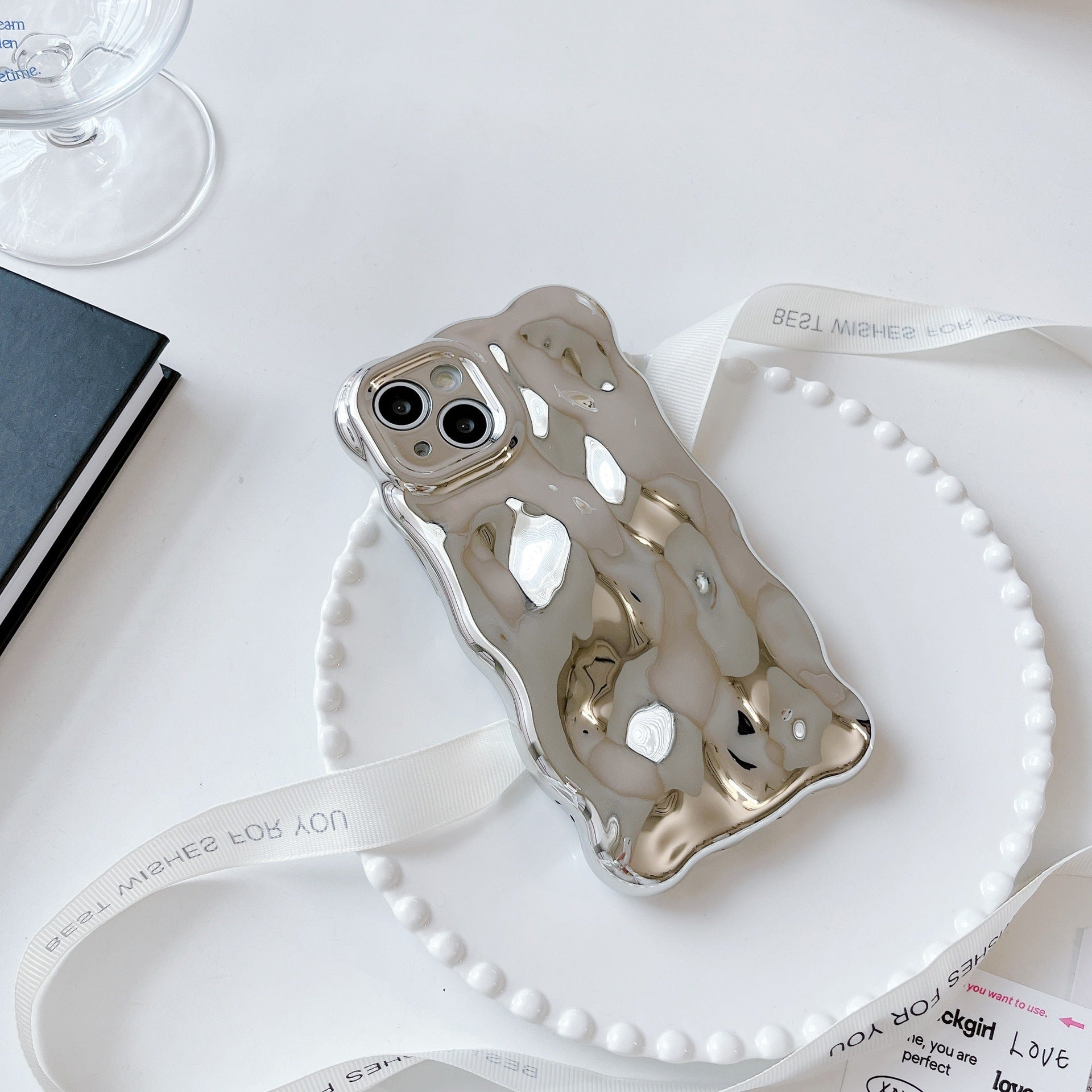 Couleur pure Bubble Shell Electroplating Sens avancé