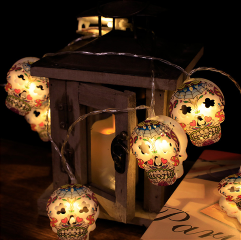 Halloween Battery Remote USB LED String Lights