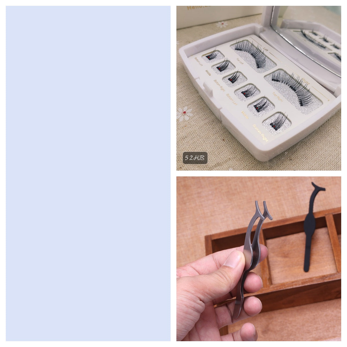Faux cils de l'aimant