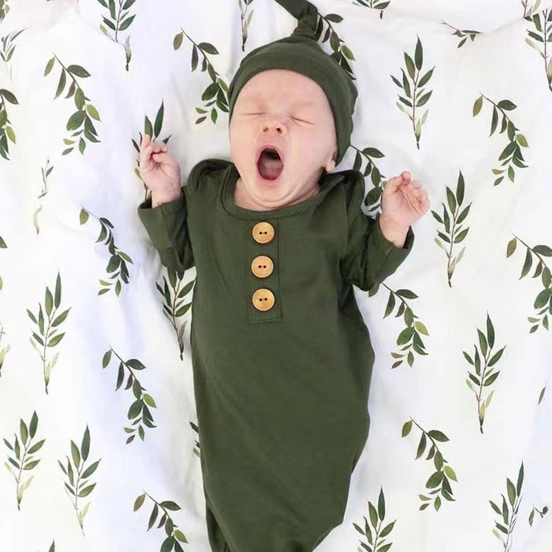 Bamboo Fiber Knotted Baby Body Combinaison