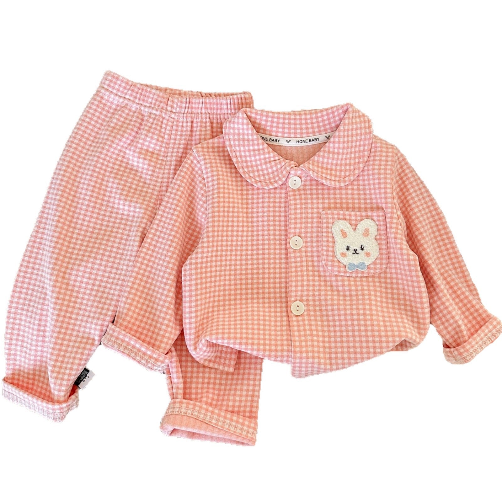 Jeu de deux pièces de vêtements de maison brossé pour garçons