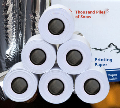Registre thermique paper-papier tube coeur-80 * 76mm-longueur totale 45m-1 rouleau