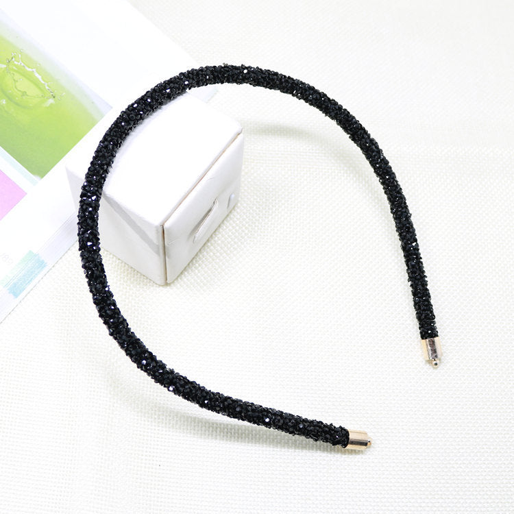 Strass Super Flash bande de cheveux Tempérament sauvage simple épingle à cheveux bande tête
