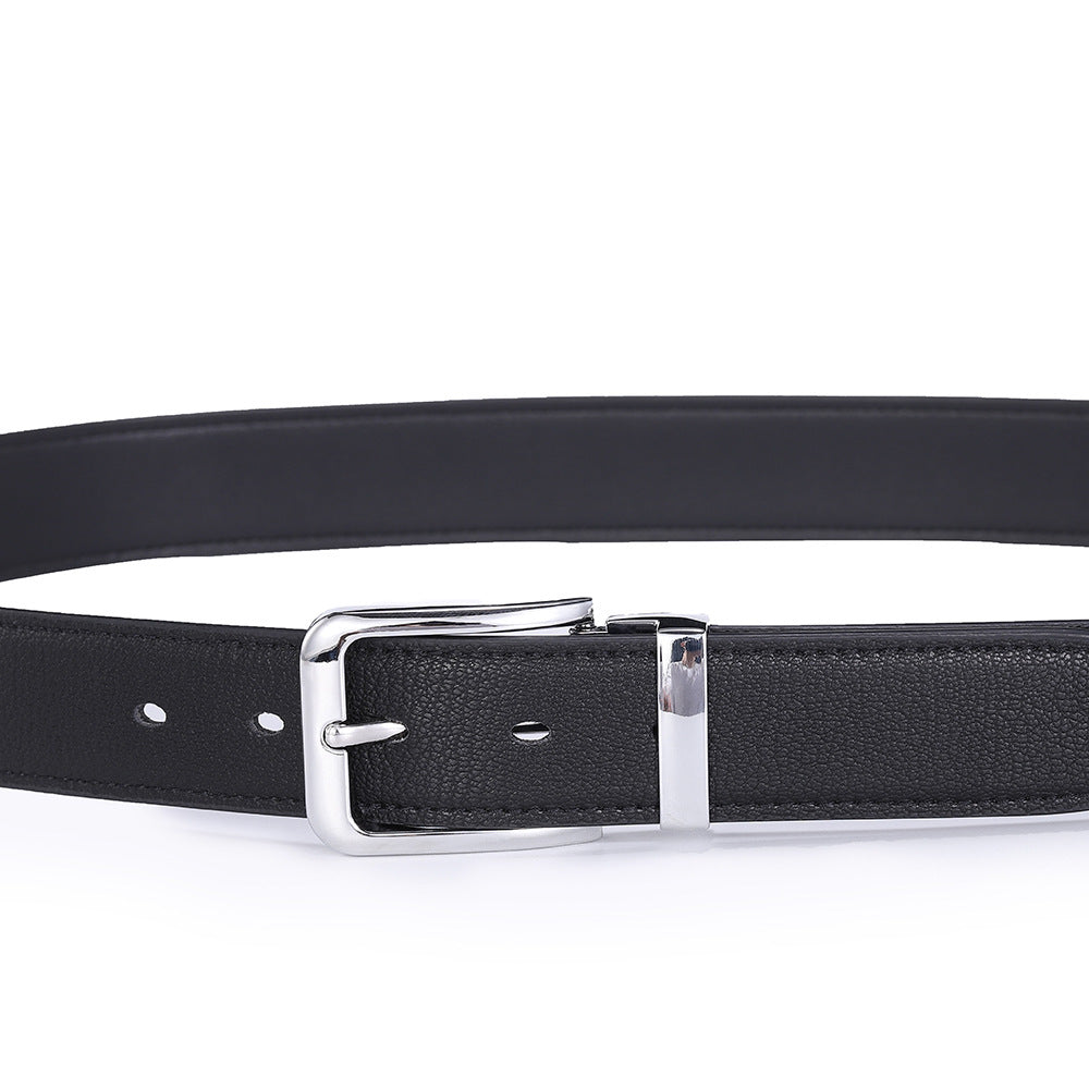 Personnalité homme Trendy Belt Alloy Pin Buckle
