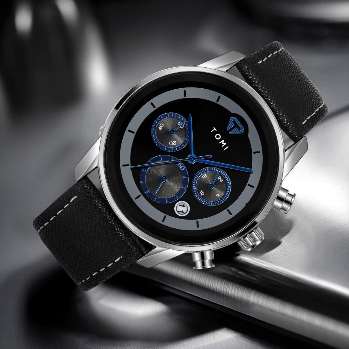 Ensemble de Cadeaux Montres Quartz Affaires Hommes