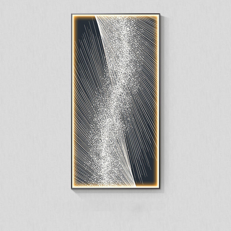 Modern Light Luxury Wall Abstract avec photo de suspension de lumière