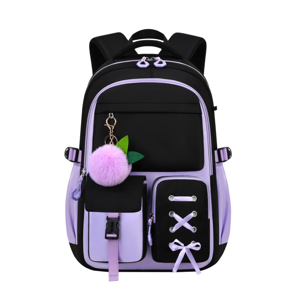 Large Capacity Backpack Three-Piece School Bag Set