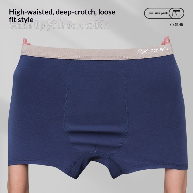 Sous-vêtements pour hommes en coton taille haute