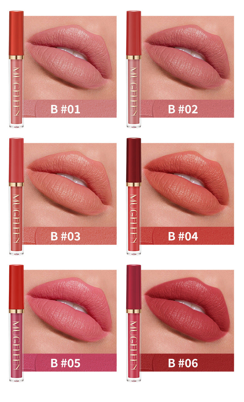 APPELEZ LING Transfer-Proof Velvet Matte Liquid Lipstick Set - 6 Piece Set