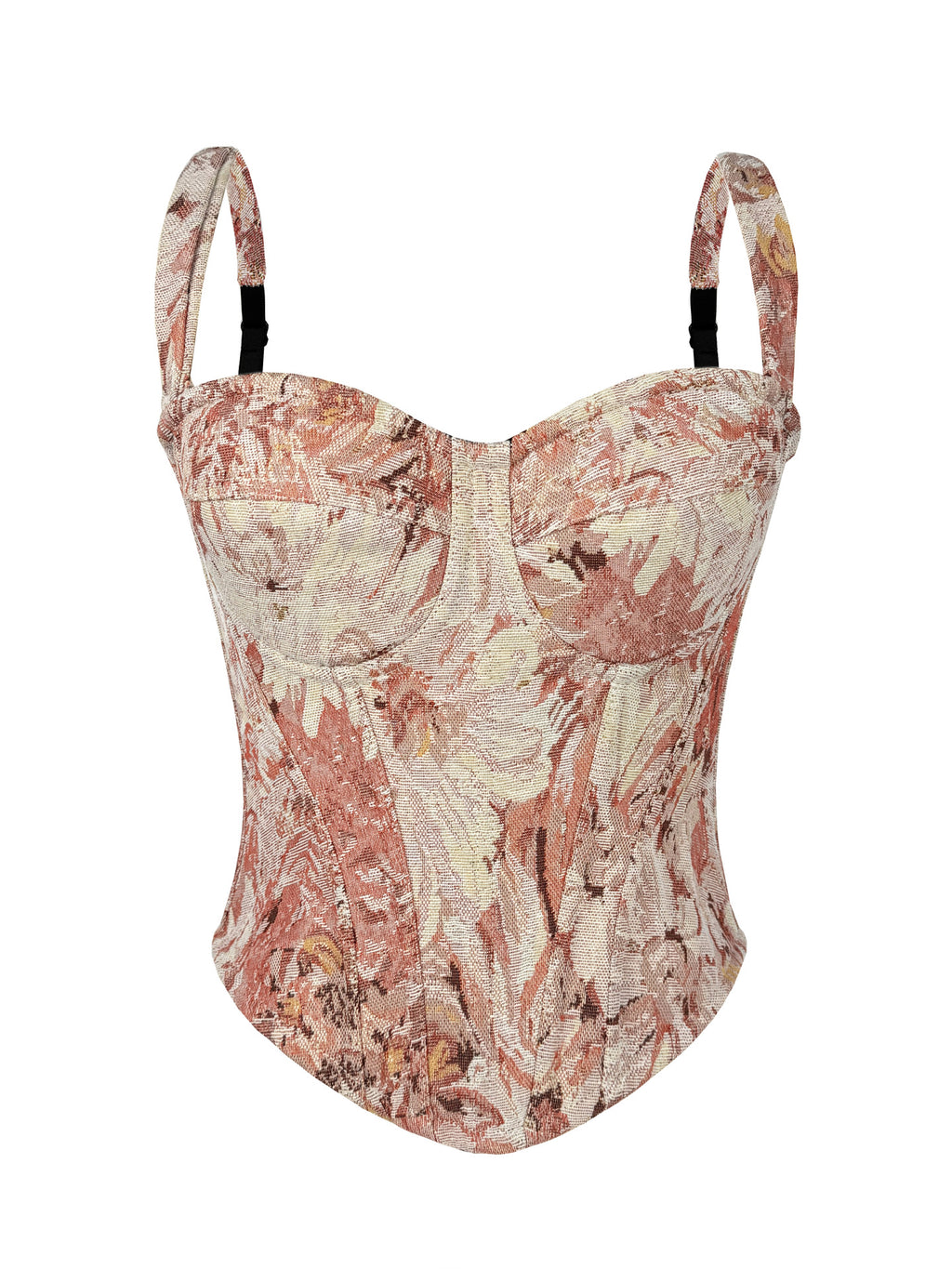 Sexy Strapless Top Sling Intérieur Dentelle Extérieure Porte Pad Retro Court Style Fishbone Bra