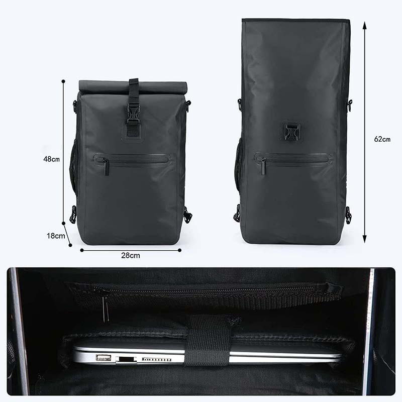 Imperméable 3 en 1 vélo Piggyback Casual Outdoor Universal