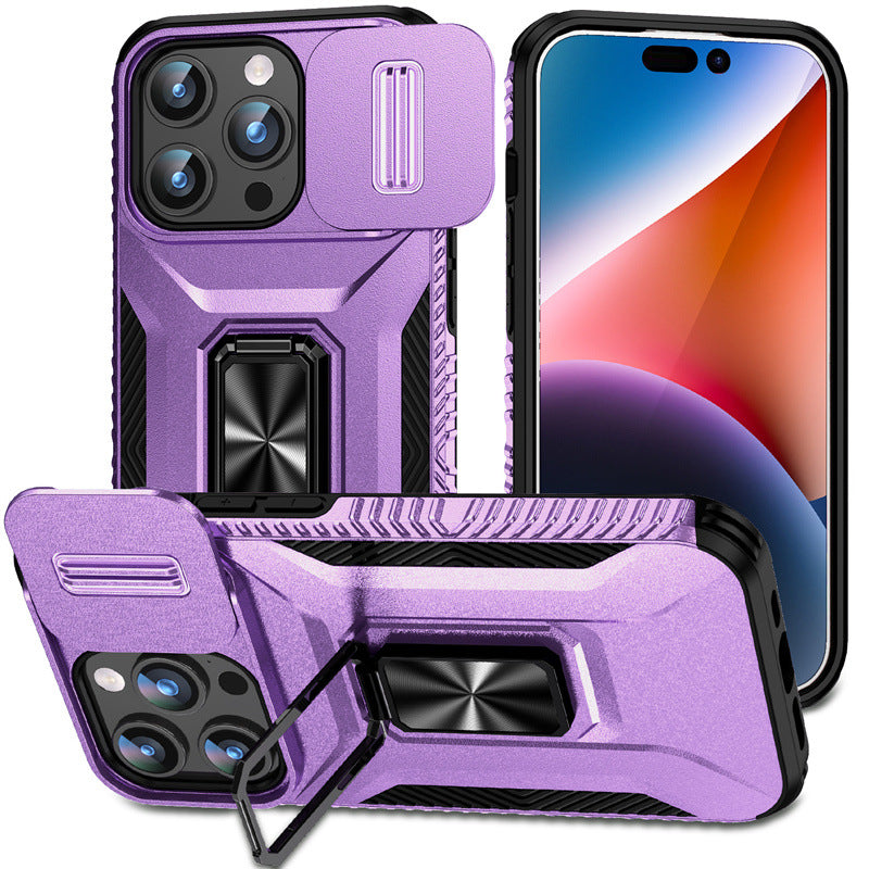 Fenêtre coulissante Ring-pull 17 Pro cas de téléphone Max