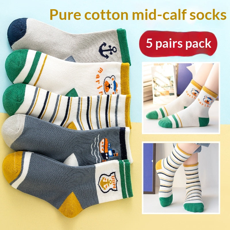 Chaussettes pour bébés d'âge moyen