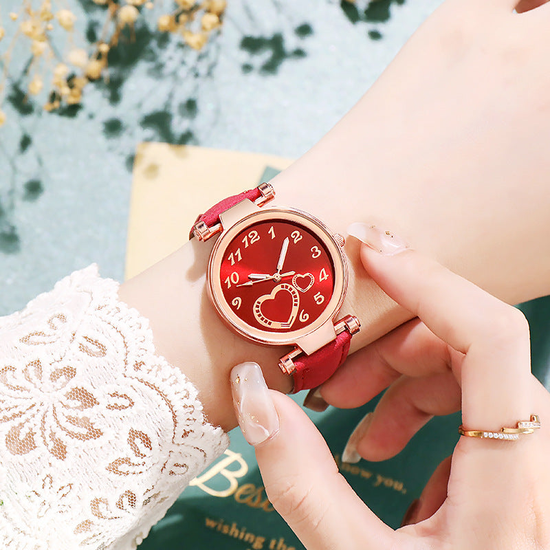 Ensemble de bijoux pour montres d'amour rétro pour femmes