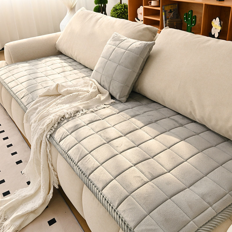 Coussin de canapé haut de gamme de style crème