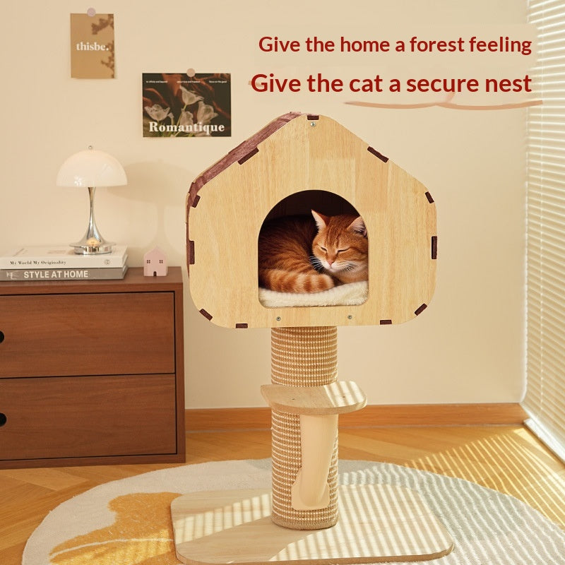 Miao Xianer Arbre en bois multi-fonctionnel multi-couches