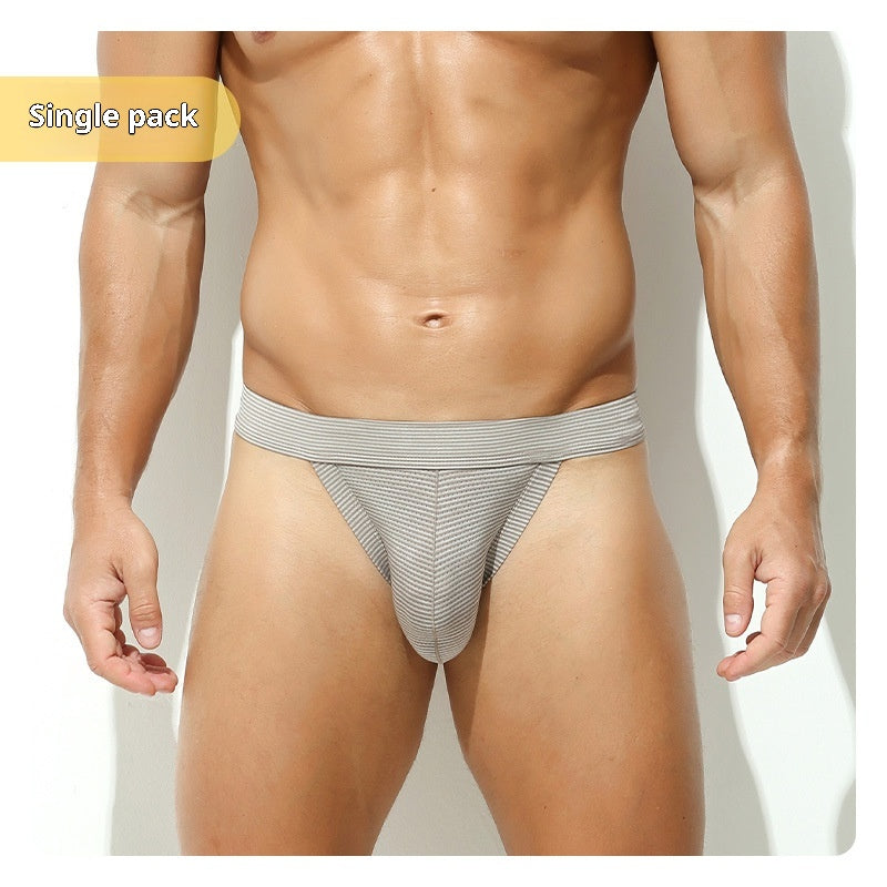 Les slips haute coupe pour hommes montrent les sous-vêtements sexy du Triangle Big Nylon