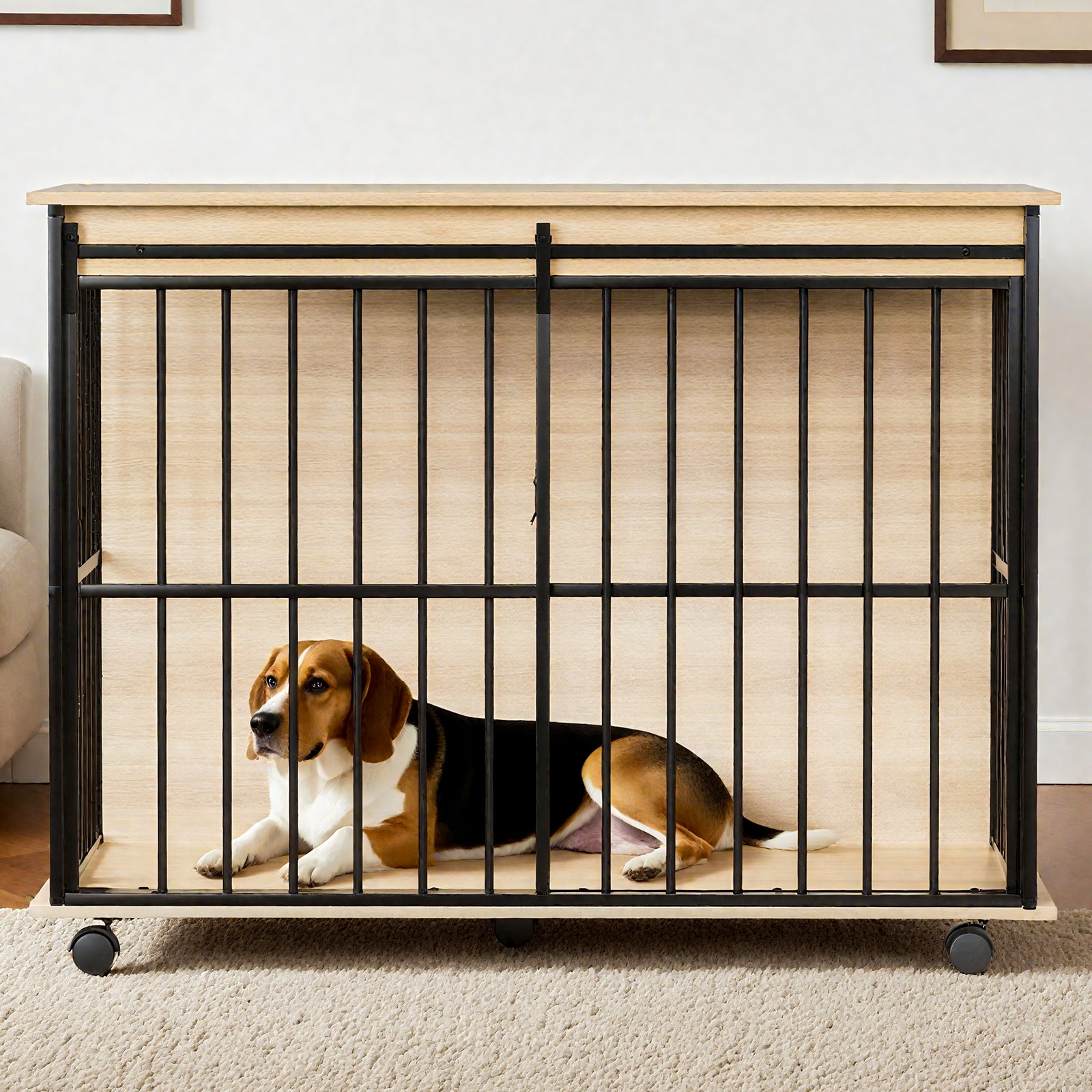 Meubles de caisse pour chiens