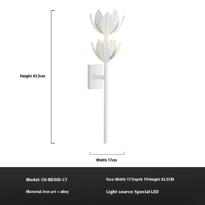 Lampe murale moderne à étrier souple