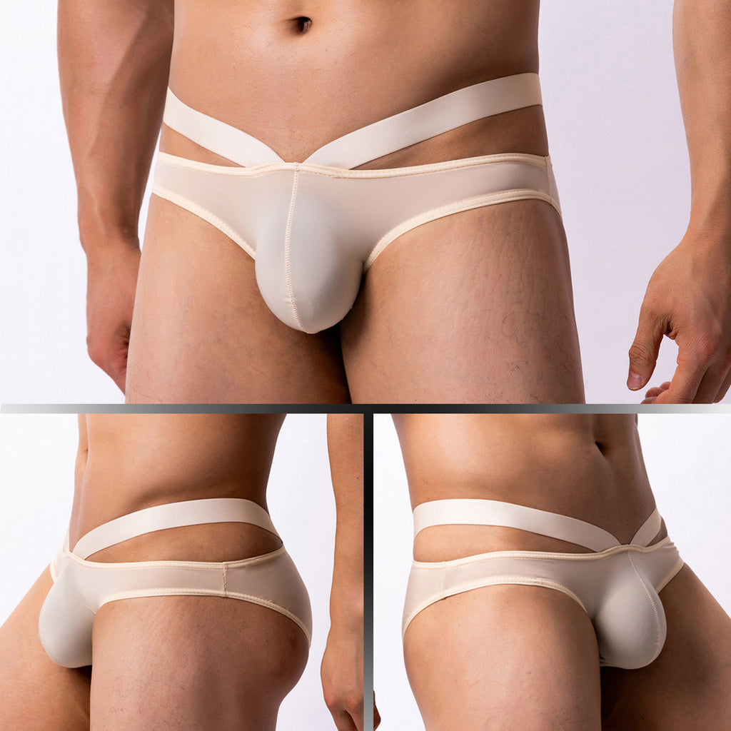 Slip de sous-vêtements pour hommes en soie mince de glace