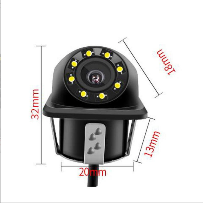 Caméra de vue arrière universelle étanche HD