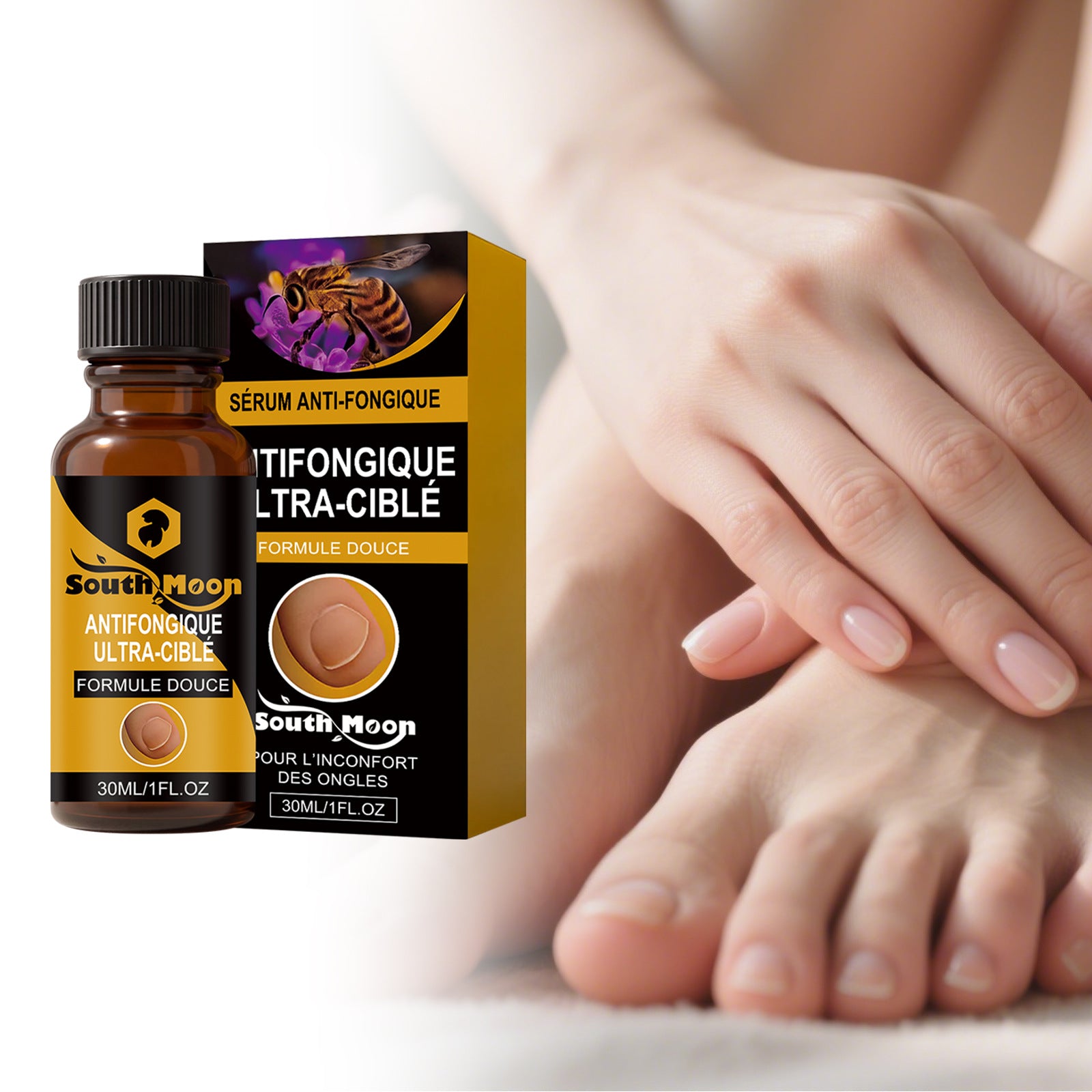 Solution de soins des ongles