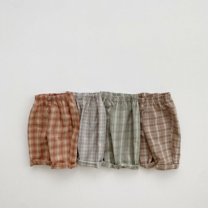 Pantalons en Plaid Pants Loisirs