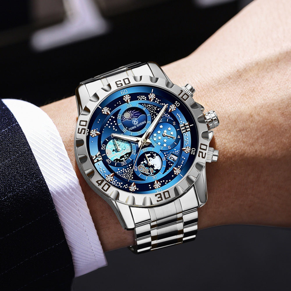 Entièrement automatique étanche montre étudiante élégante avec un cadran lumineux et un calendrier