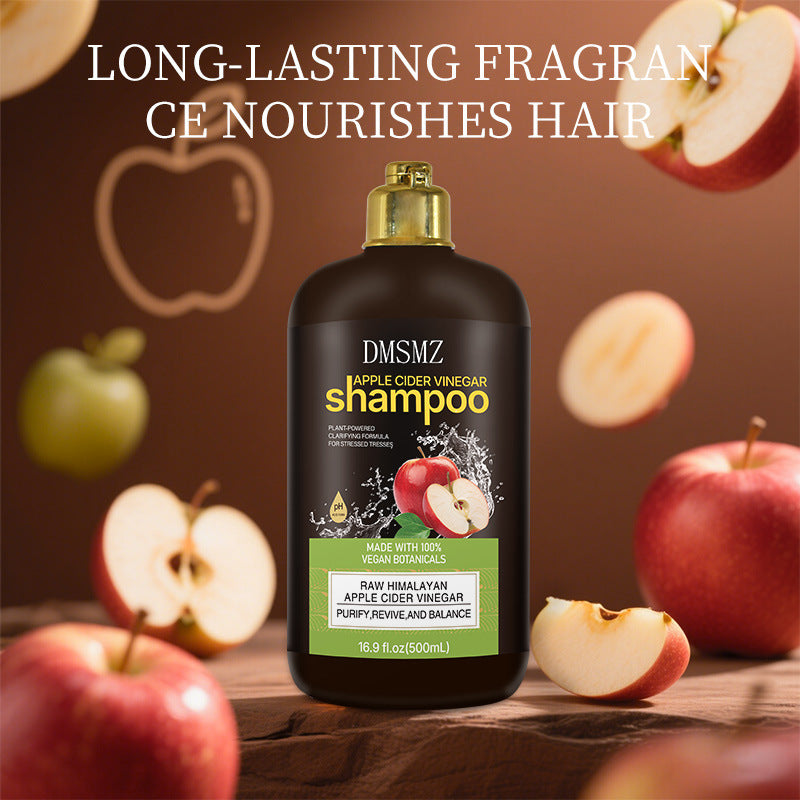 Le shampooing du cidre de pomme améliore les frisottis capillaires Et la sécheresse