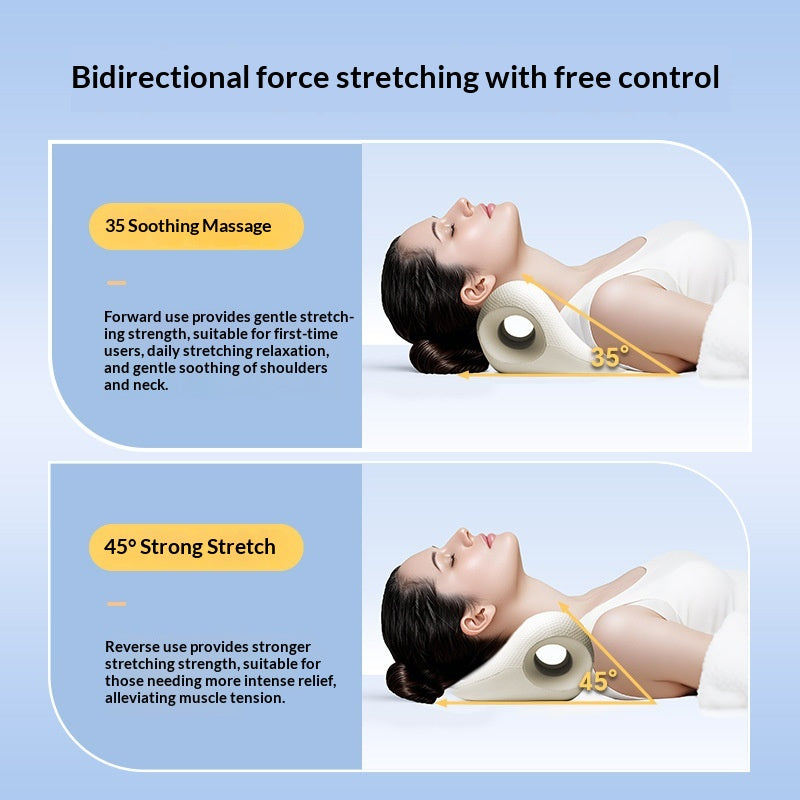 Processus d'expansion de la mousse de relaxation de cou de massage cervical