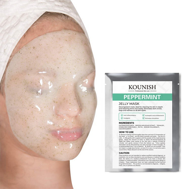 Poudre de masque de gelée hydrogel hydratant