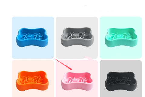 Bol de chien de qualité alimentaire en silicone