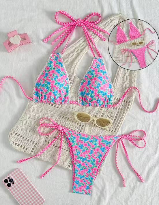 Ensemble de maillots de bain deux pièces pour femmes Bikini