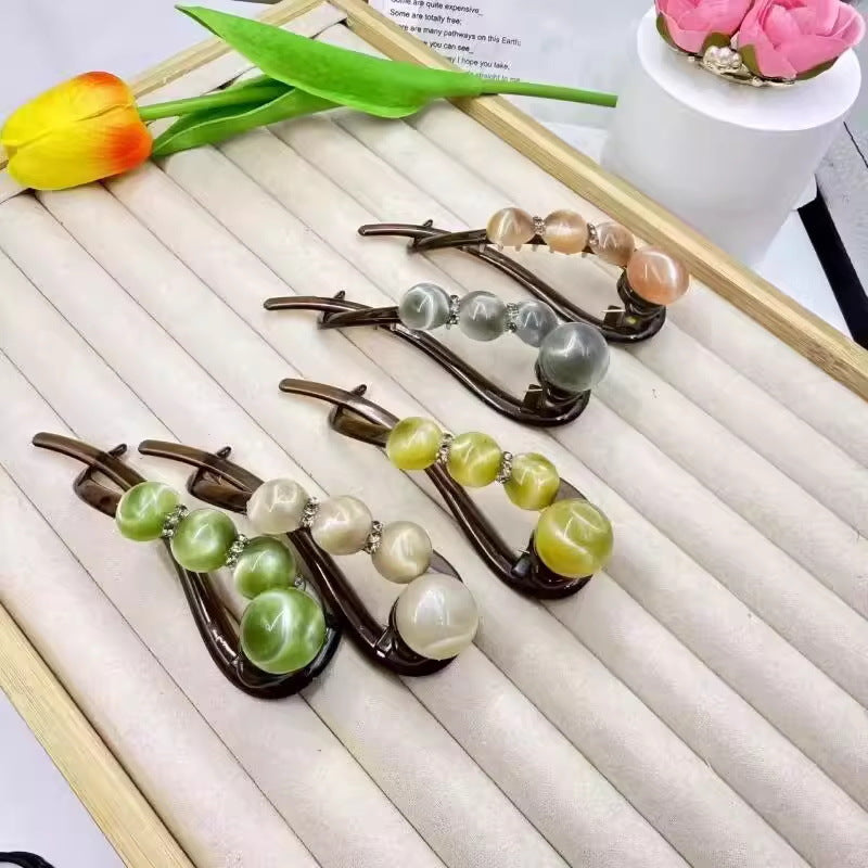Clip simple occasionnel de cheveux Twist une ligne pour les femmes
